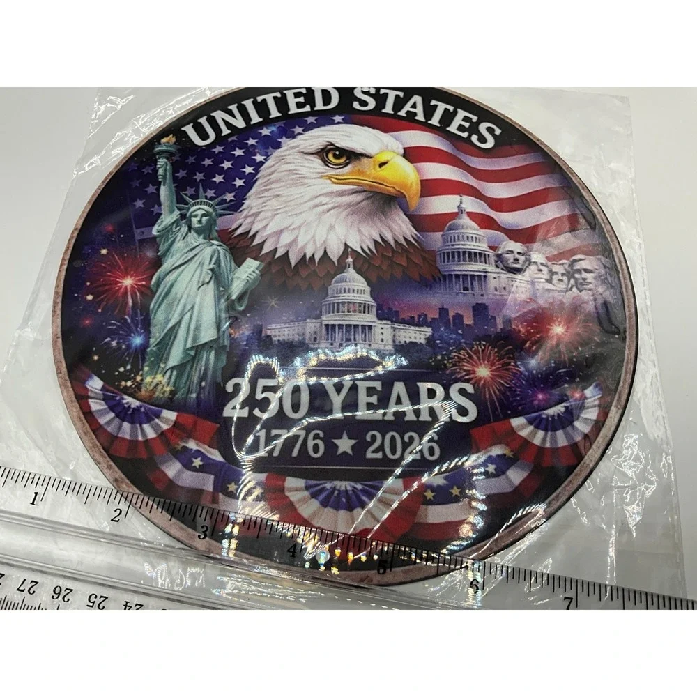 Collectible USA 250th Anniversary disc,‎ brand new, very detailed / colorful
